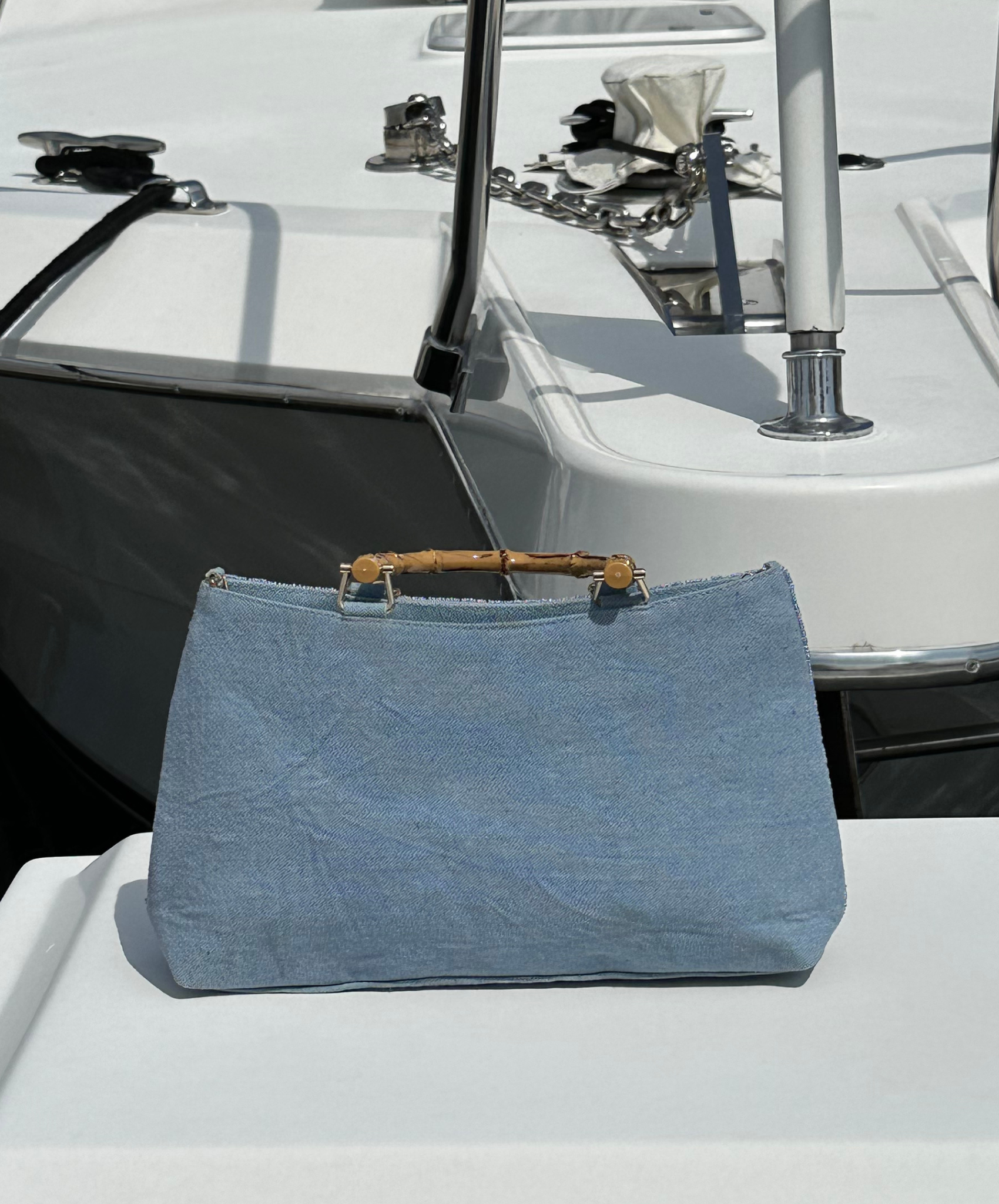 The Falmouth Tote Nantucket Blue