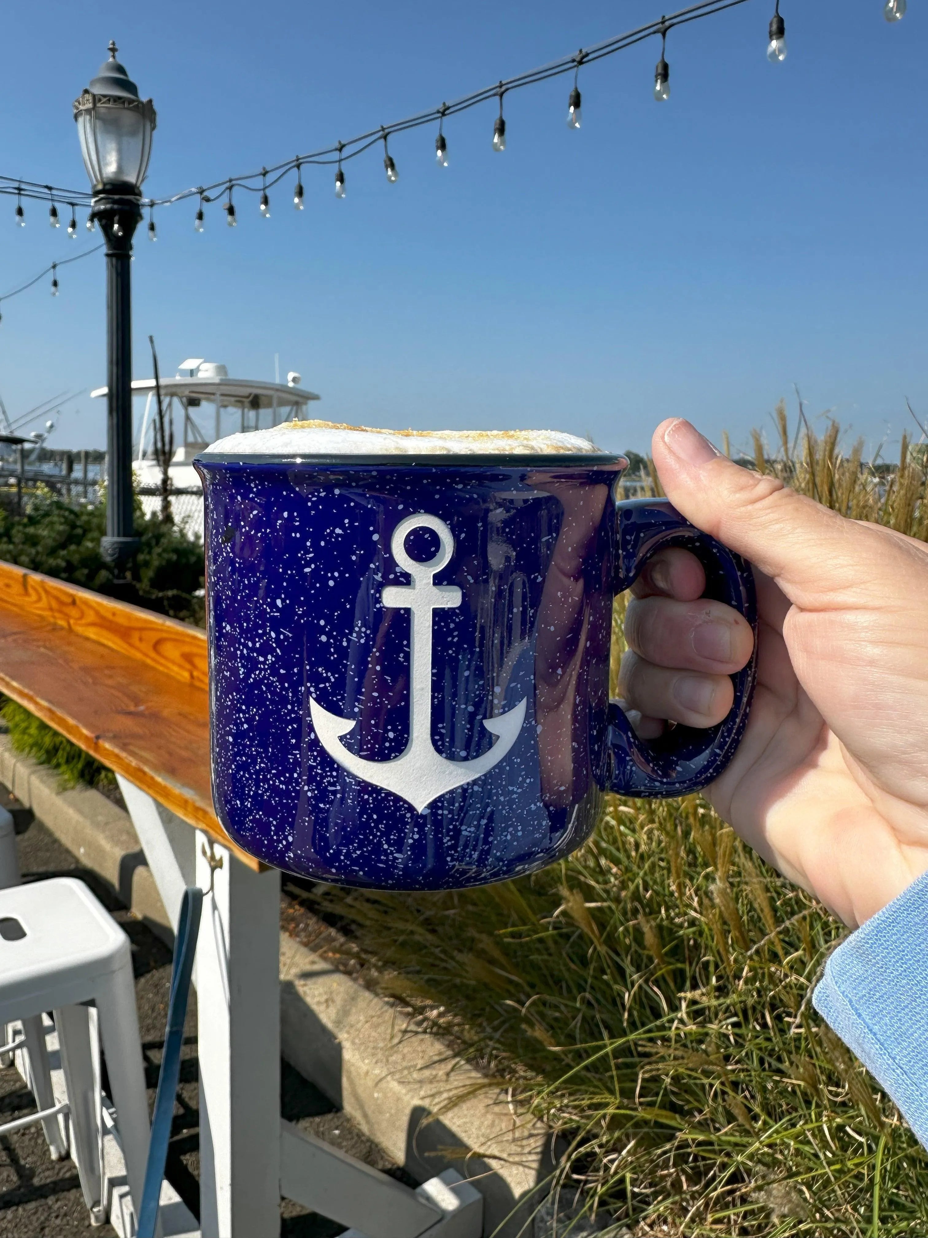 Anchor Design Campfire Mug -  15oz Ceramic Mug