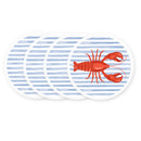 Stripes with Red Lobster Coasters – Coastal Charm for Your Table